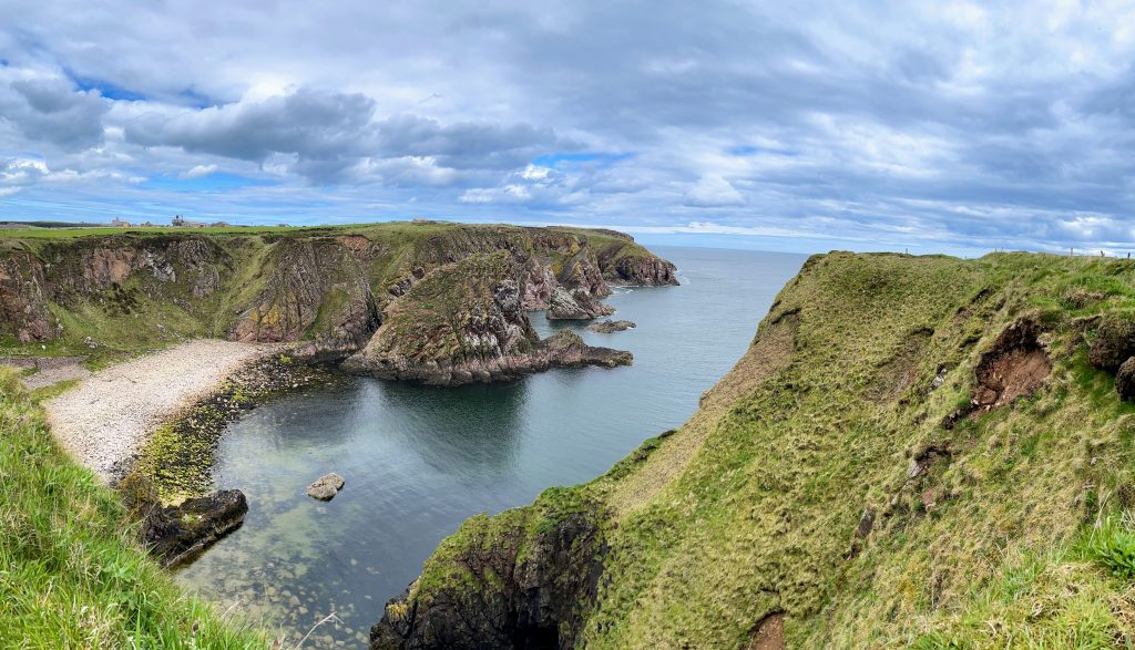 View from cliff of Bullers of Buchan